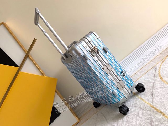 Rimowa拉杆箱 66657 全鋁鎂合金 2020年巴黎春夏新品 Dior x Rimowa聯名 日默瓦拉箱 Dior行李箱xzx1164